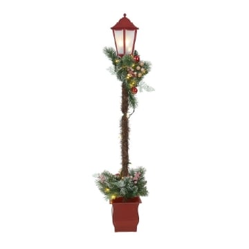 MAURY'S LAMPIONE NATALIZIO CON RAMI VERDI E 30 LED DIMENSIONI 150H CM OKX