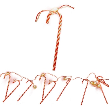 MAURY'S FILO DECORATIVO "CANDY" 10 LED BIANCO CALDOA BATTERIA 165 CM