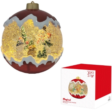 MAURY'S MAGICAL SFERA INNEVATA C/LED DIA.15X16H CM