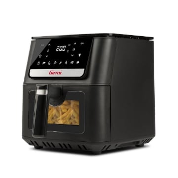 GIRMI FRIGGITRICE AD ARIA CAPIENZA 6,5LT, POTENZA 1700W, 8 PROGRAMMI - COLORE NERO