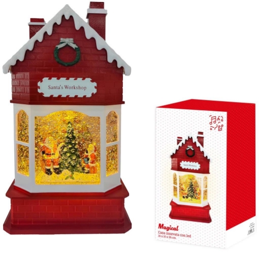 MAURY'S MAGICAL CASA INNEVATA CON LED 16X10X26H CM OKX