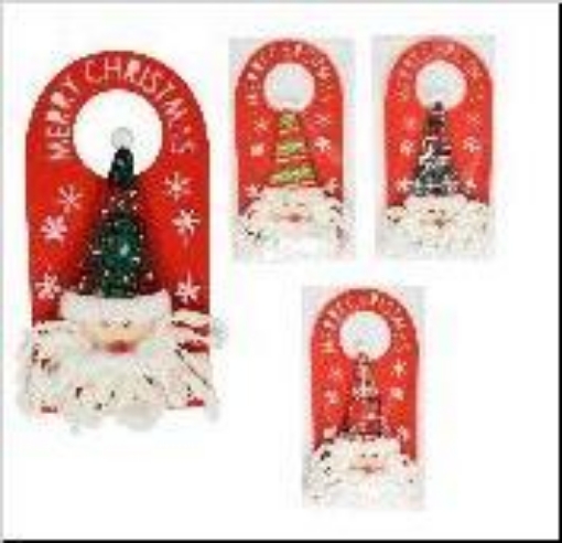MAURY S ADDOBBO PER MANIGLIA BABBO NATALE 26CM