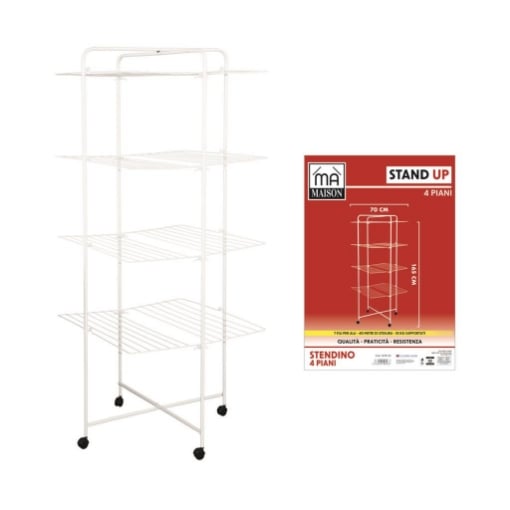 MA MAISON STENDINO STAND UP CON 4 PIANI DIMENSIONI 70X165H CM OKX