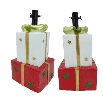 MA MAISON JOLLY BASE ALBERO PACCHI 27,5X25X50H CM IN MAGNESIA