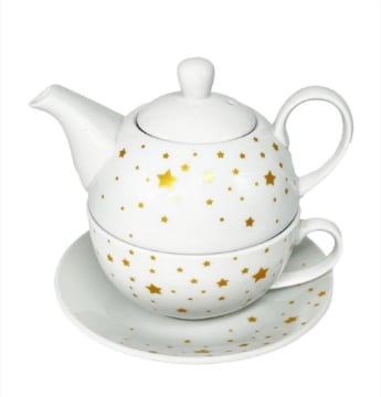 MAURY'S SET NATALIZIO CON TEIERA E TAZZA STAR CC 210 OKX