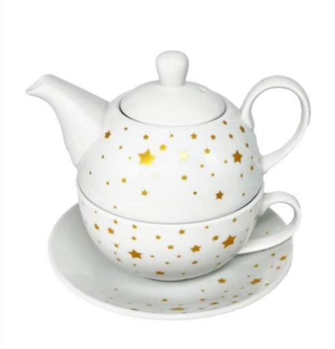 MAURY'S SET NATALIZIO CON TEIERA E TAZZA STAR CC 210 OKX