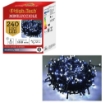 HIGH TECH FILO 240 LED MINILUCCIOLE + 8 GIOCHI DI LUCE BIANCO E BLU 10,8MT - USO INTERNO/ESTERNO OKX