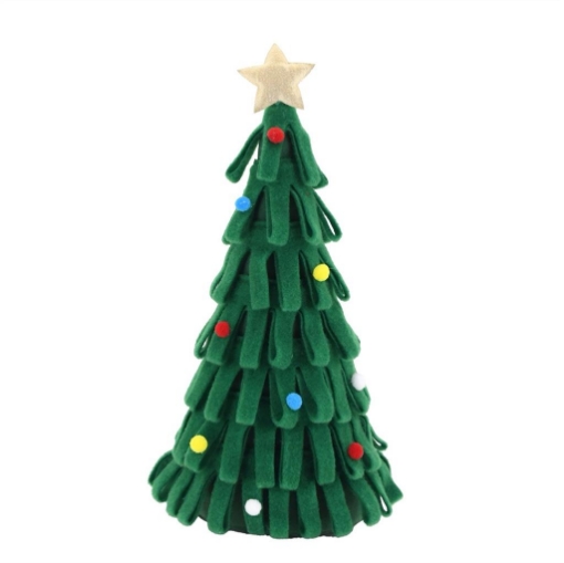 MA MAISON ALBERO DI NATALE IN TESSUTO DIMENSIONI 20X23X43H CM - OKX