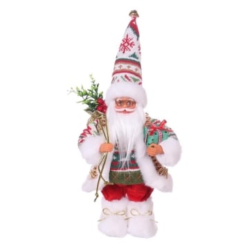 MA MAISON BABBO NATALE IN PIEDI ''NORTH POLE'' DIMENSIONI 30X41H CM - OKX