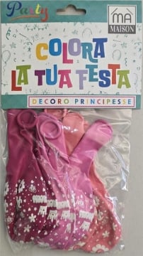 MA MAISON PALLONCINI PRINCIPESSA PINK 8PZ 30CM Ø