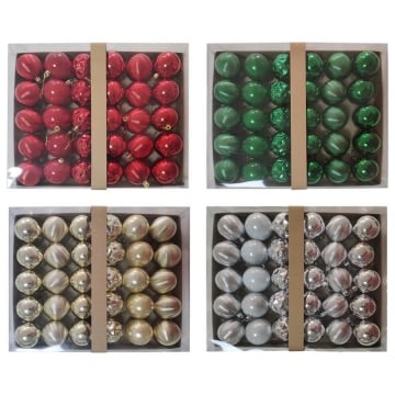 MA MAISON SET 30 SFERE MULTICOLOR - COLORAZIONE ASSORTITA