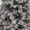 MAURY'S ALBERO DI NATALE CURMAYEUR INNEVATO CON BASE TRONCO BIANCA 180CM - RAMI 482 OKX