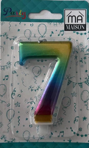 MA MAISON CANDELA "7" ARCOBALENO METALLIZZATO