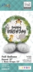 MA MAISON MYLAR PALLONCINO "JUNGLE BABY" SCRITTA "HAPPY BIRTHDAY" + BASE 41X16 CM CANNUCCIA INCLUSA