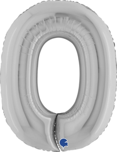 MAURY'S PALLONCINO MYLAR ARGENTATO "0" 26 POLLICI