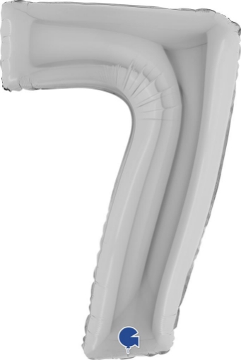 MAURY'S PALLONCINO MYLAR ARGENTATO "7" 26 POLLICI