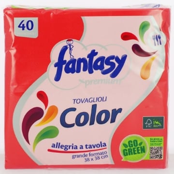 FANTASY PREMIUM 40 TOVAGLIOLI ROSSI 2 VELI 38X38 