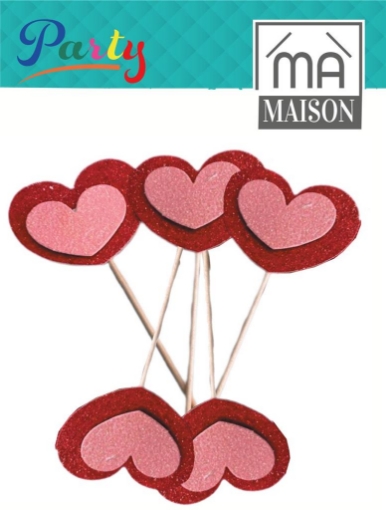 MA MAISON STECCO CUORE O UNICORNO GLITTER 13H CM