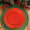 MA MAISON SOTTOPIATTO GLOSSY COLORE ROSSO - DIAMETRO 33 CM 