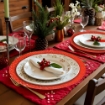 MA MAISON SOTTOPIATTO CRUMBLE COLORE ROSSO - DIAMETRO 33 CM 