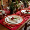 MA MAISON SOTTOPIATTO ELEGANCE COLORE ROSSO - DIAMETRO 33 CM