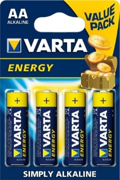 BATTERIE VARTA ENERGY AA CONFEZIONE DA 4PZ