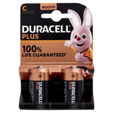 BATTERIE DURACELL MEZZA TORCIA 100 C2X2PZ