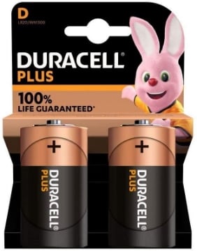 BATTERIE DURACELL TORCIA 100 D2X2PZ