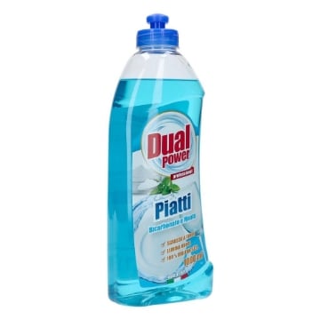 DUAL POWER DETERSIVO PIATTI CON BICARBONATO E MENTA - 1LT