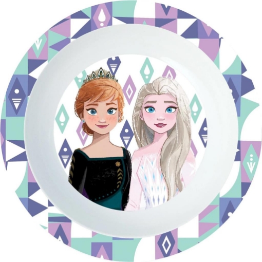 PIATTO FONDO FROZEN IN PP CON DIAMENTRO 15 CM