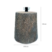 SUPPORTO BASE PER ALBERO DI NATALE  SA 150 A 240H CM TRONCO EFFETTO REALISTICO Ø35 X 35+6 CM - MARRONE CHIARO 