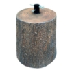 SUPPORTO BASE PER ALBERO DI NATALE  SA 150 A 240H CM TRONCO EFFETTO REALISTICO Ø35 X 35+6 CM - MARRONE CHIARO 
