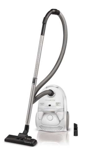 ROWENTA ASPIRAPOLVERE COMPACT POWER 2 IN 1 CON SACCO E FILO 6,2M POTENZA MAX 750W - COLORE BIANCO 