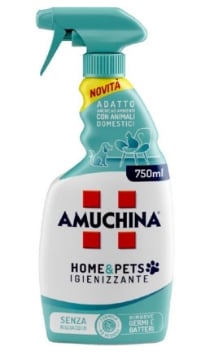 SPRAY AMUCHINA IGIENIZZANTE HOME&PETS PER AMBIENTI CON ANIMALI DOMESTICI 750ML 
