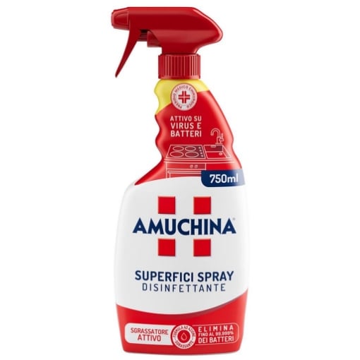 SPRAY AMUCHINA DISINFETTANTE ATTIVO SU VIRUS ELIMINA 99% BATTERI 750ML 