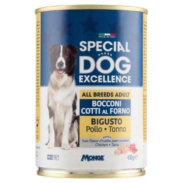 SPECIAL DOG EXCELLENCE BOCCONI COTTI AL FORNO BIGUSTO POLLO/TONNO 400G 