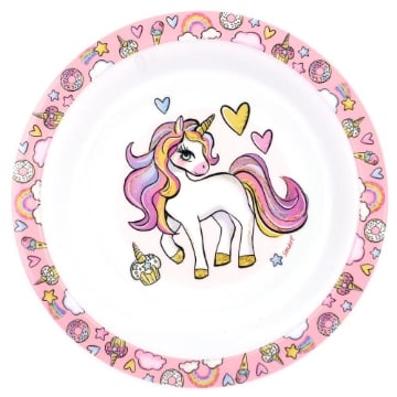 PIATTO FONDO UNICORNO PP D20X4H