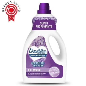 COCCOLATEVI AMMORBIDENTE GLICINE DEL GIAPPONE 60 LAVAGGI EFFICACE E SUPER PROFUMANTE 3LT 