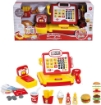 MAISONELLE - HAMBURGER LOVERS SET CON REGISTRATORE DI CASSA CON CALCOLATRICE FUNZIONANTE + ACCESSORI 