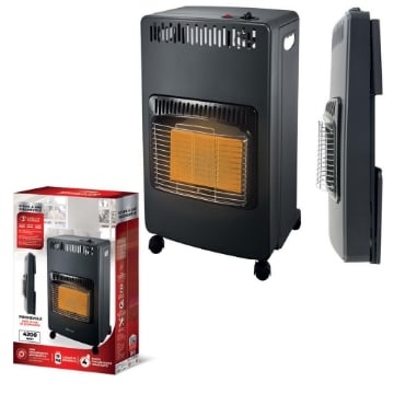 BLUE FLAME STUFA A GAS PIEGHEVOLE 4200 WATT 3 LIVELLI DI POTENZA