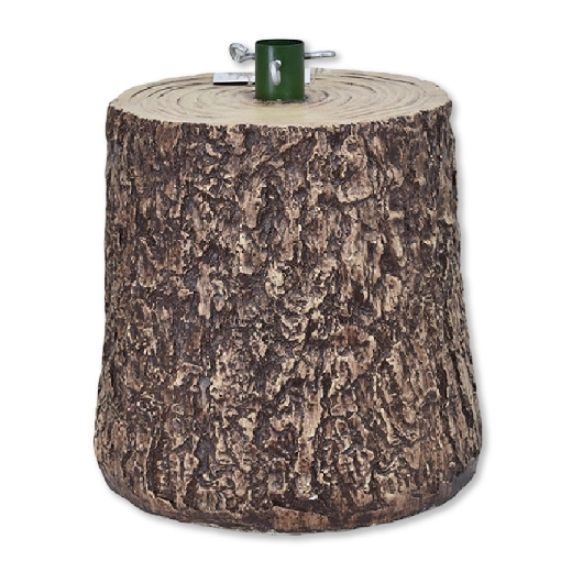  MAURY'S BASE SUPPORTO ALBERO DI NATALE EFFETTO TRONCO DIMENSIONI 32X26X30+4CM COLORE MARRONE USATO