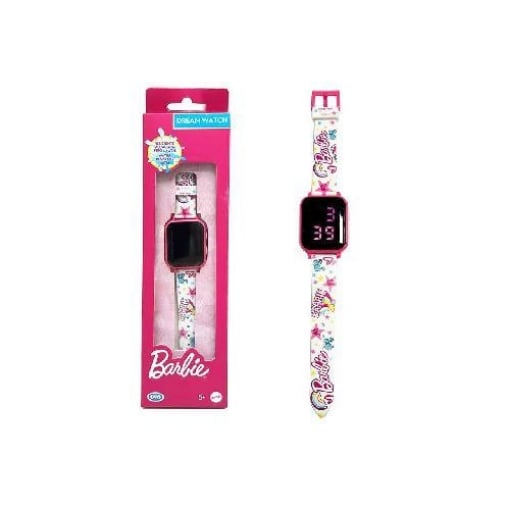 BARBIE - OROLOGIO DIGITALE LED WR 3 ATM RESISTENTE ALL'ACQUA -  IN ACCIAIO INOSSIDABILE