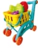 MAISONELLE - SHOPPING PLAYSET MISURA 12X9.5X24 CM, CARRELLO DELLA SPESA MISURA MONTATO 18X11.5X16.5 CM