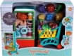 MAISONELLE - SHOPPING PLAYSET MISURA 12X9.5X24 CM, CARRELLO DELLA SPESA MISURA MONTATO 18X11.5X16.5 CM
