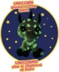 BABY UNICORN - CUCCIOLI UNICORNO PELUCHE CM 40 GLOW IN THE DARK