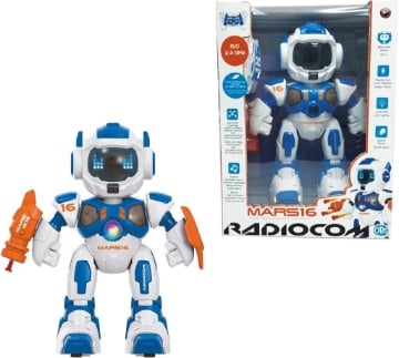 RADIOCOM - MARS 16 ROBOT RC2.4 GHZ, MISURA 25 X 11 X 30 CM
