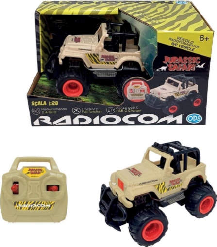RADIOCOM - JURASSIC SAFARI AUTO RC SC. 1:28RC 2.4 GHZ