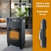STUFA A GAS PIEGHEVOLE 4200 WATT 3 LIVELLI DI POTENZA - FIAMMA BLU