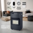 STUFA A GAS PIEGHEVOLE 4200 WATT 3 LIVELLI DI POTENZA COLORE NERO
