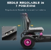GO KART A PEDALI PER BAMBINI 5-12 ANNI CON SEDILE REGOLABILE, IN METALLO E PP 121X58X61 CM, ROSA E NERO